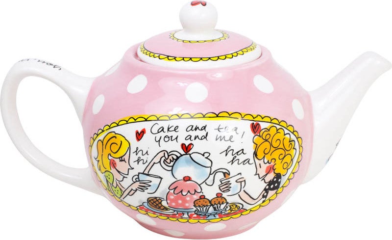 Blond Amsterdam theepot Even Bijkletsen Blah 1,5 L
