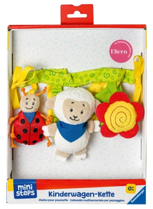 ministeps® Kinderwagen-Kette SCHÄFCHEN in bunt