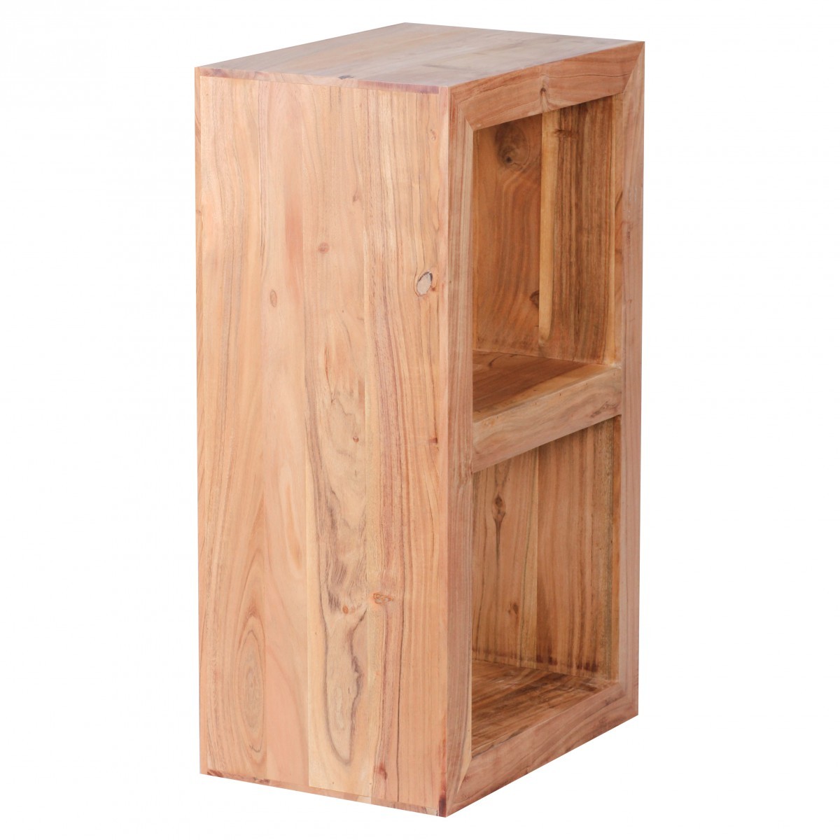 Standregal - klar lackiert - Akazie massiv - 88 cm hoch