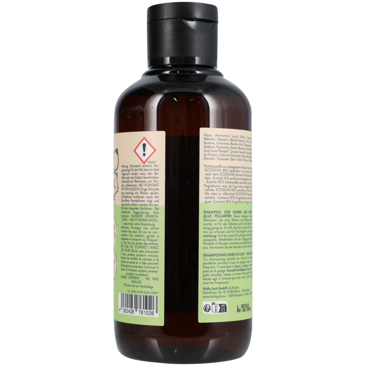 Hello Jack Shampoo alle Fellarten