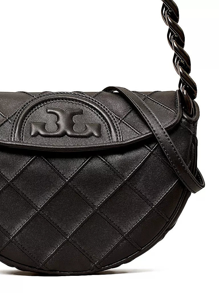 TORY BURCH Ledertasche - Mini Bag FLEMING MINI schwarz