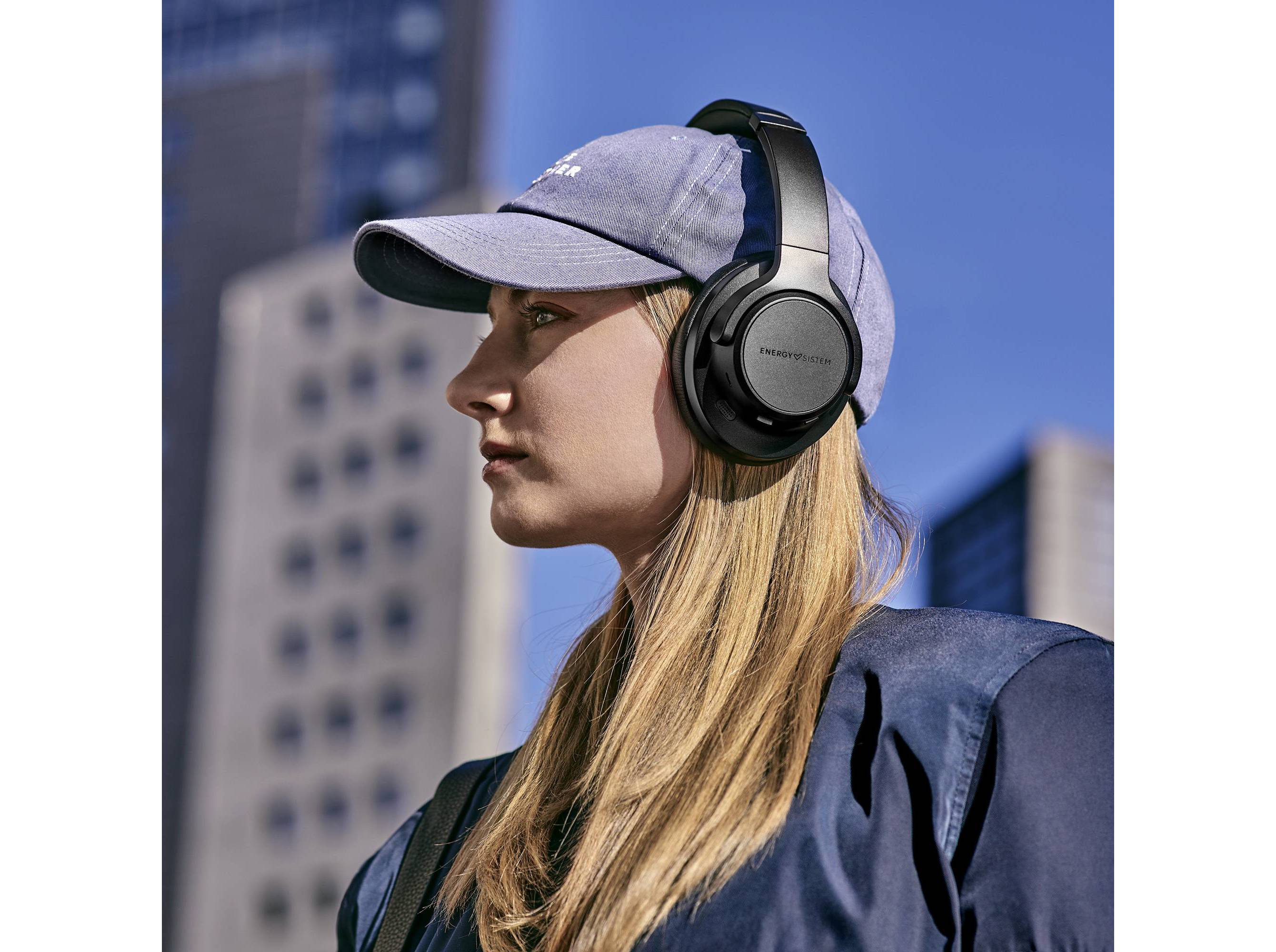 AUSCULTADORES ENERGY SISTEM PRETO BLUETOOTH 5.3 SILENT ANC