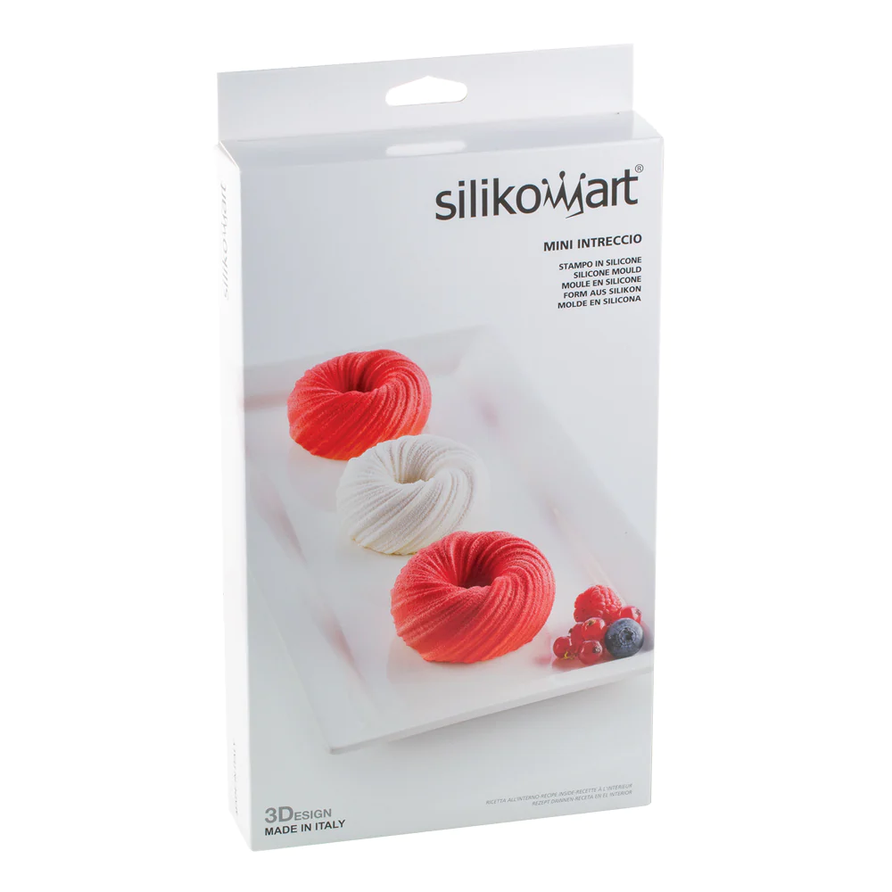6 MINI INTRECCIO - MOULE SILICONE D7.5/ H3.5CM Silikomart