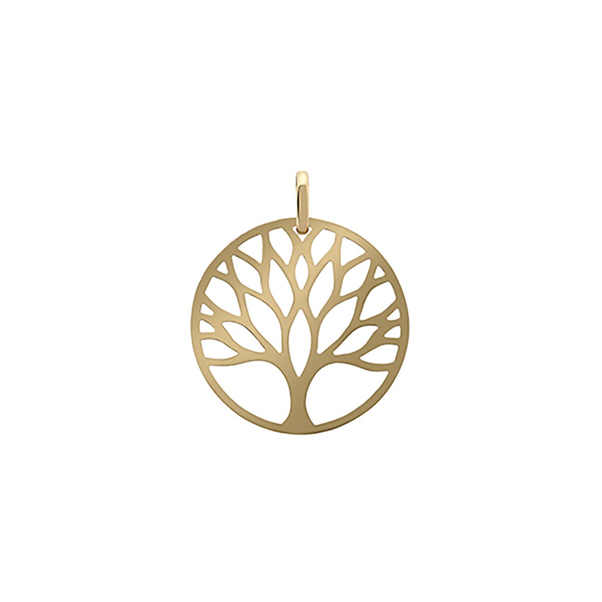 Pendentif Brillaxis arbre de vie or jaune 18 carats