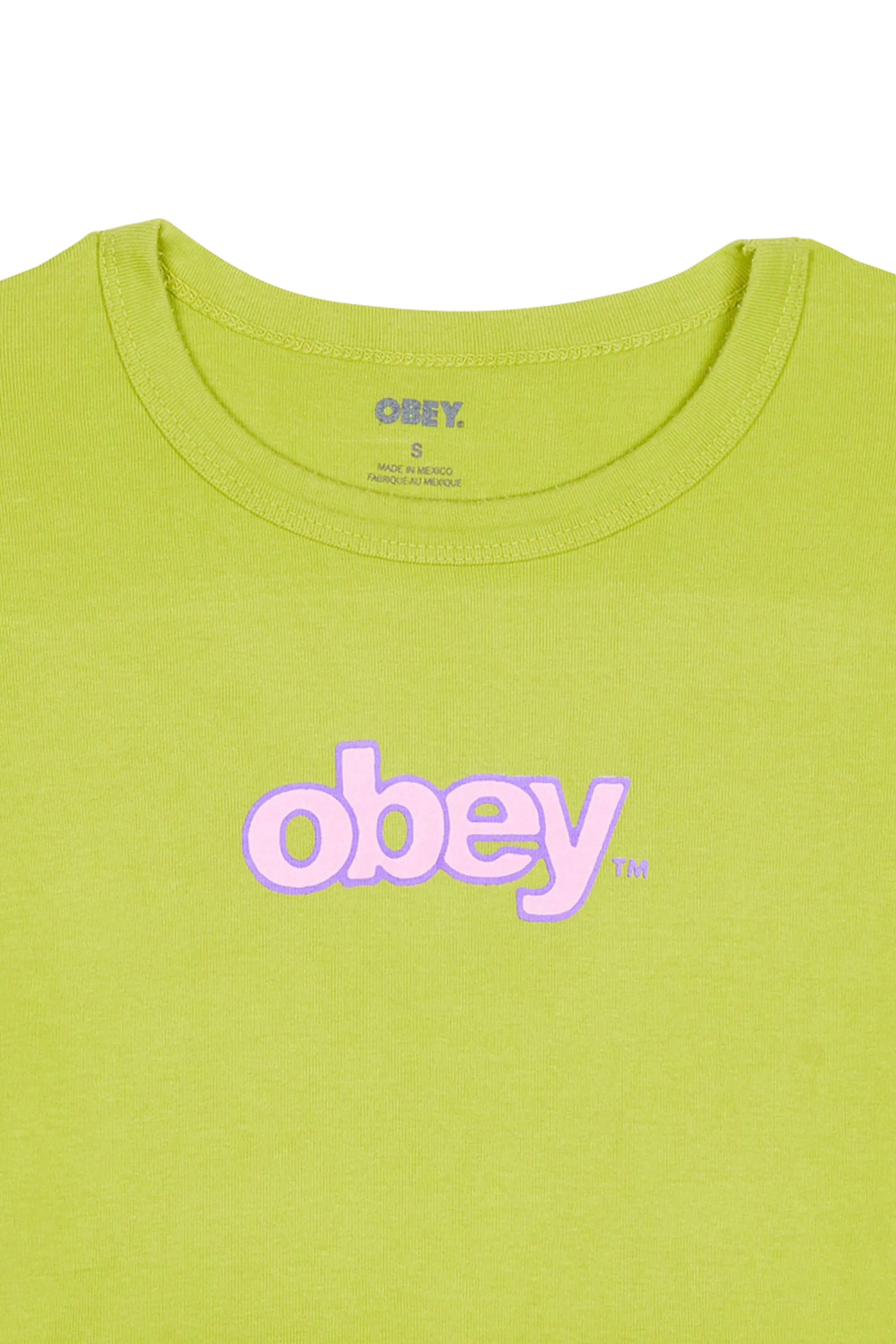OBEY T-shirt OBEY DINO TYPE Vert