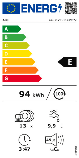 Einbauküche Flash, schiefergrau Hochglanz, inkl. AEG Elektrogeräte