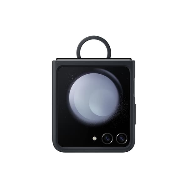 Samsung Original Galaxy Z Flip 5 Deksel Silicone Case with Ring Indigo