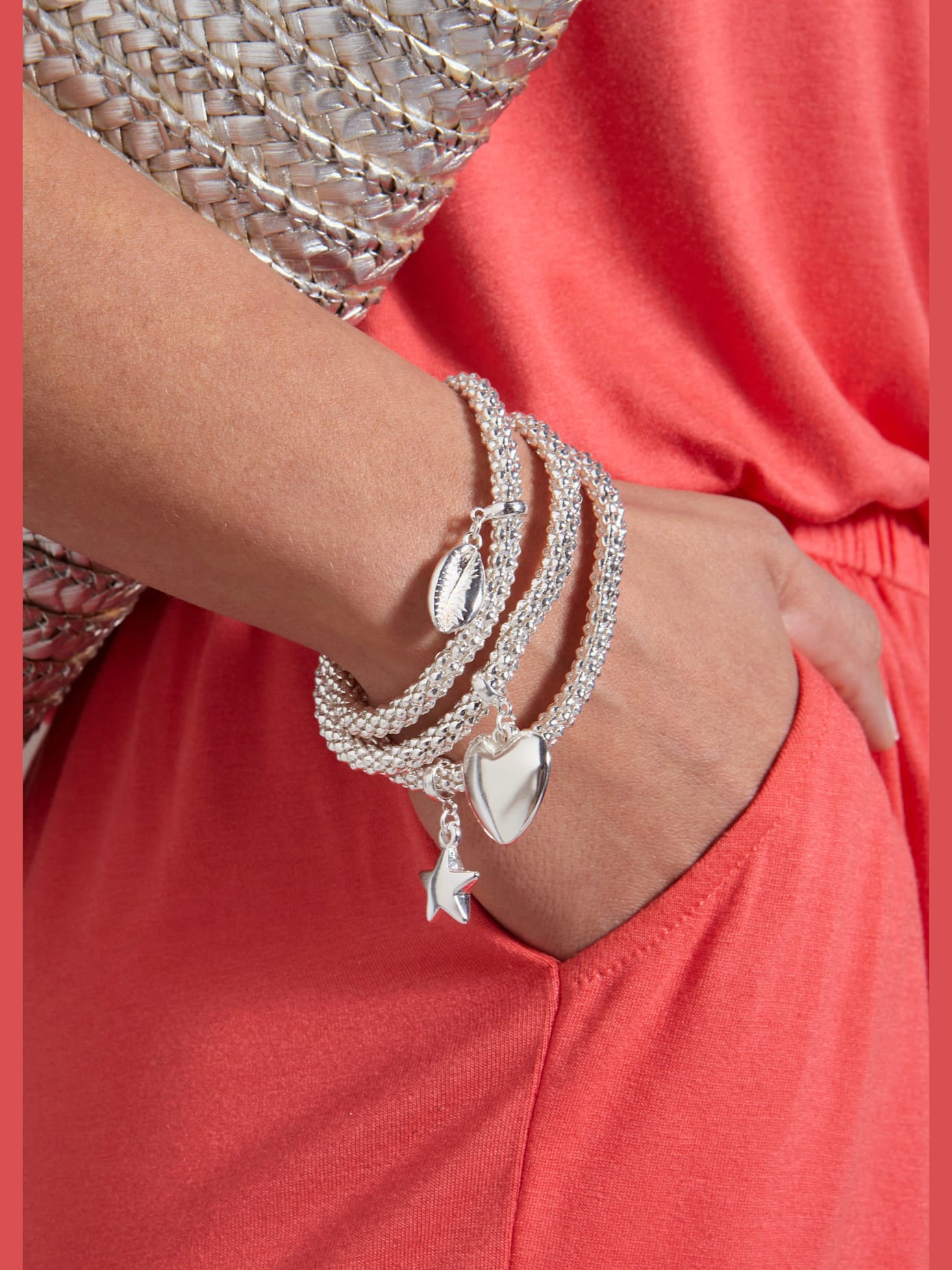 Ensemble bracelet bandes élastiques