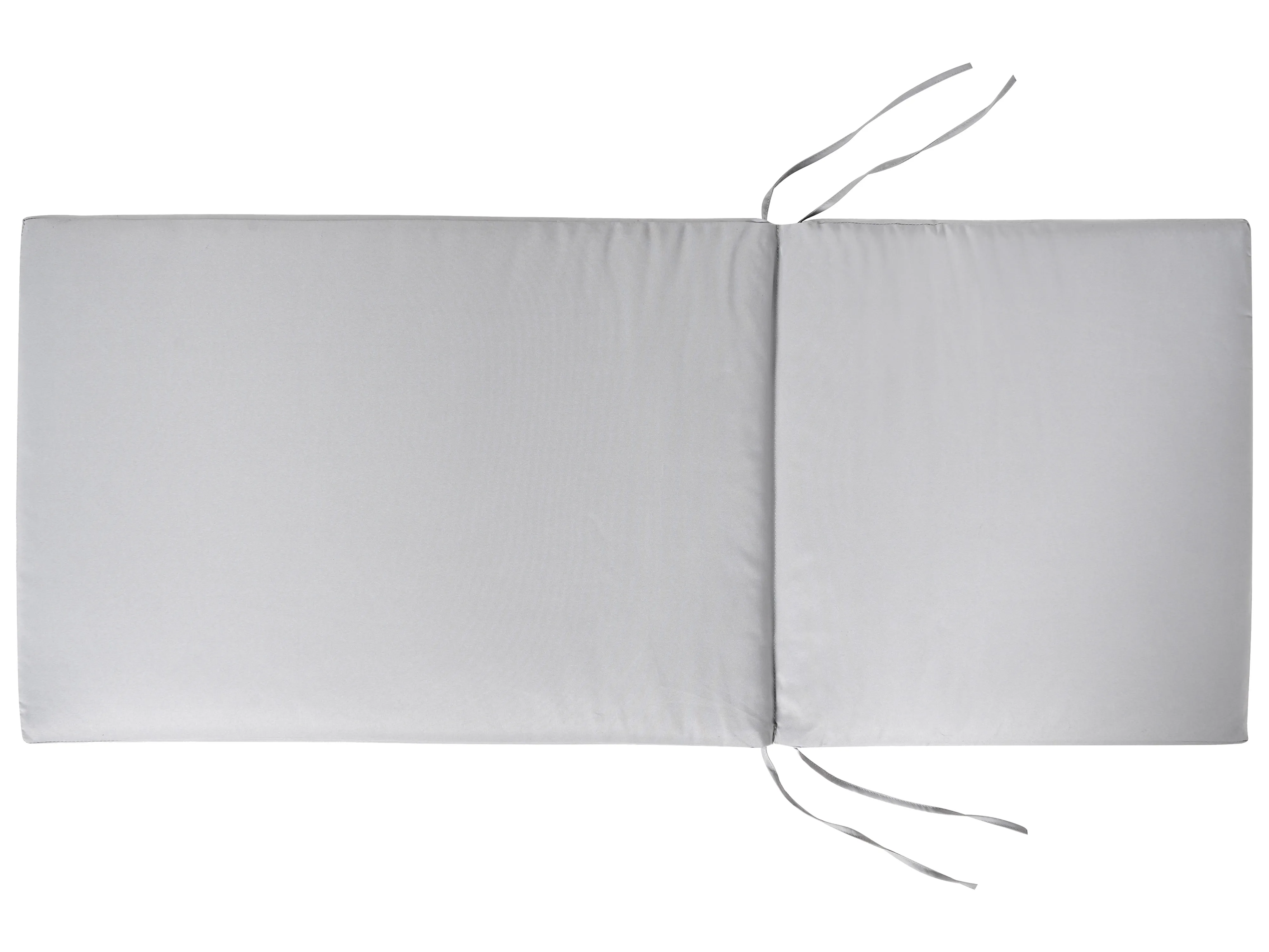 Set van 2 rug/zitkussens JAVA/AMANTEA PREMIUM 50 x 70 cm Lichtgrijs