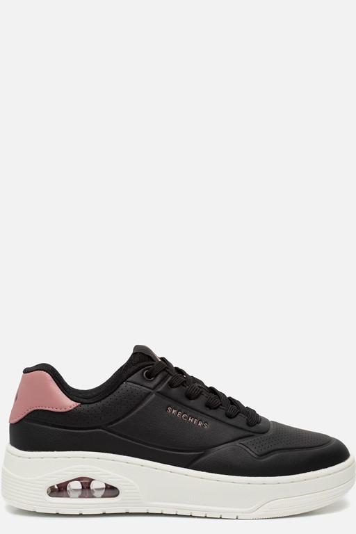 Skechers Uno Court Sneakers zwart Synthetisch