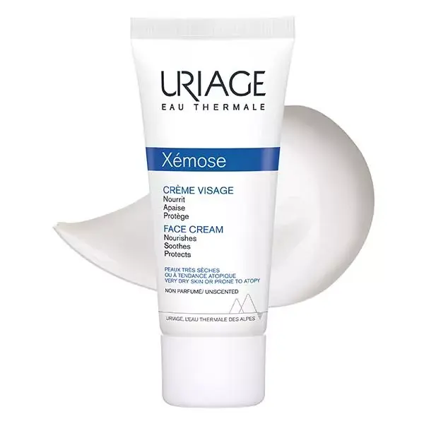 Creme facial nutritivo Uriage Xémose para pele seca e atópica 40ml
