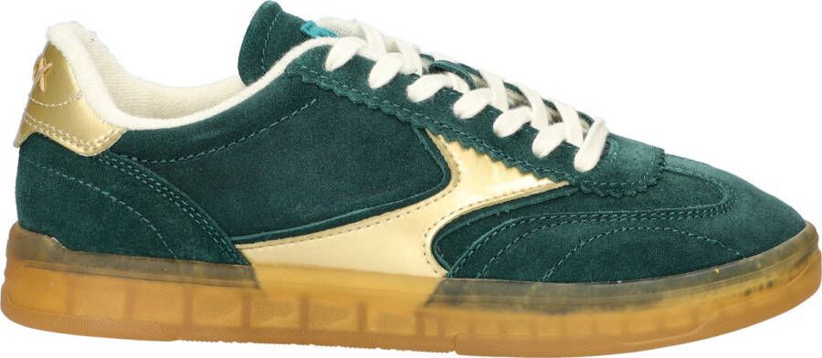 Scotch & Soda Groene Suède Lage Sneakers Green Dames