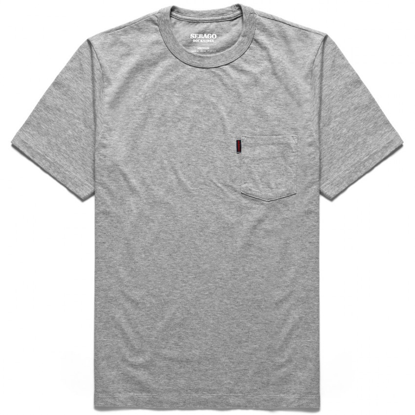 TILLIERS Off Grey Mid-T-shirt Sebago pour Homme