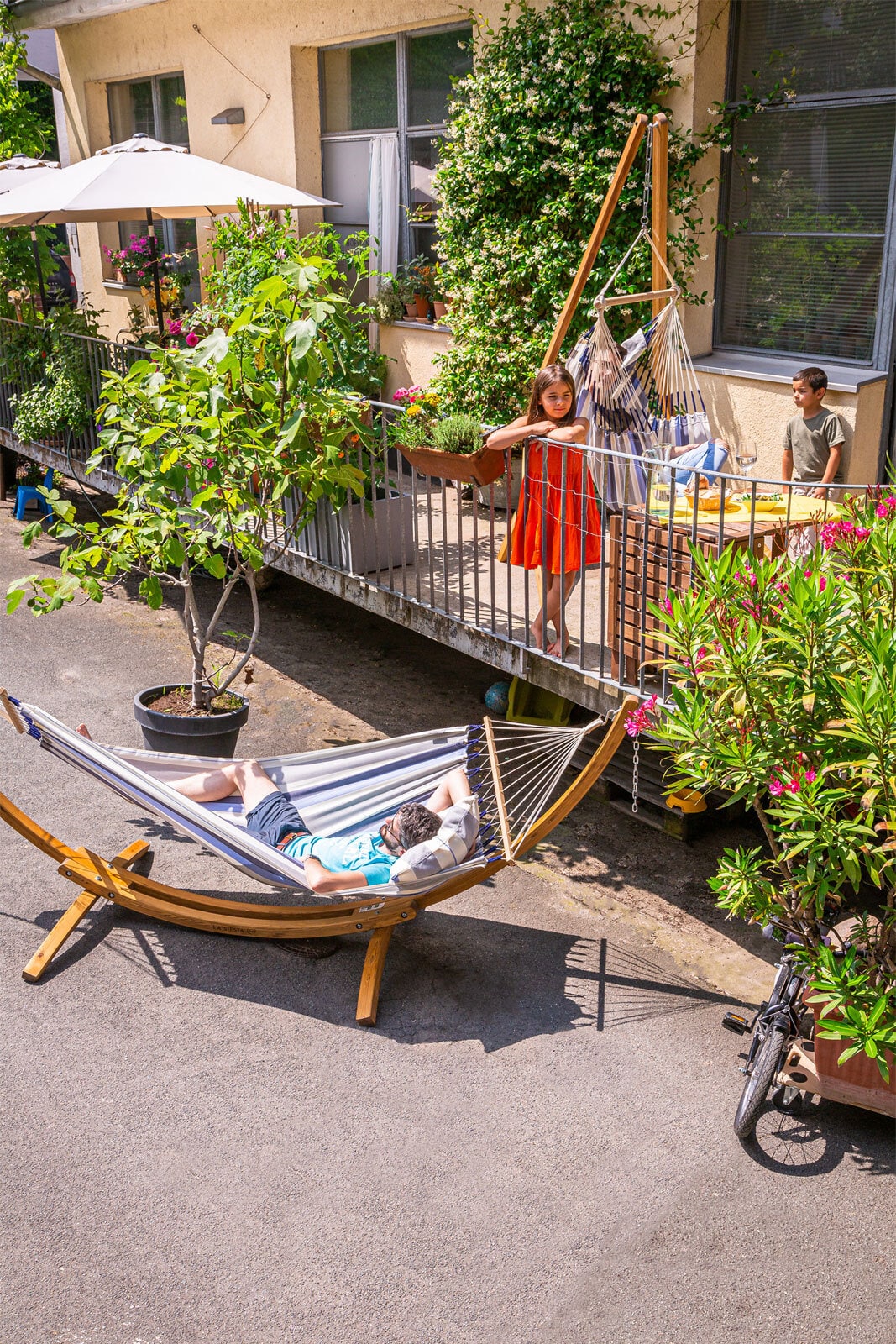 LA SIESTA Stabhängematte Einzel ALISIO Sea Salt