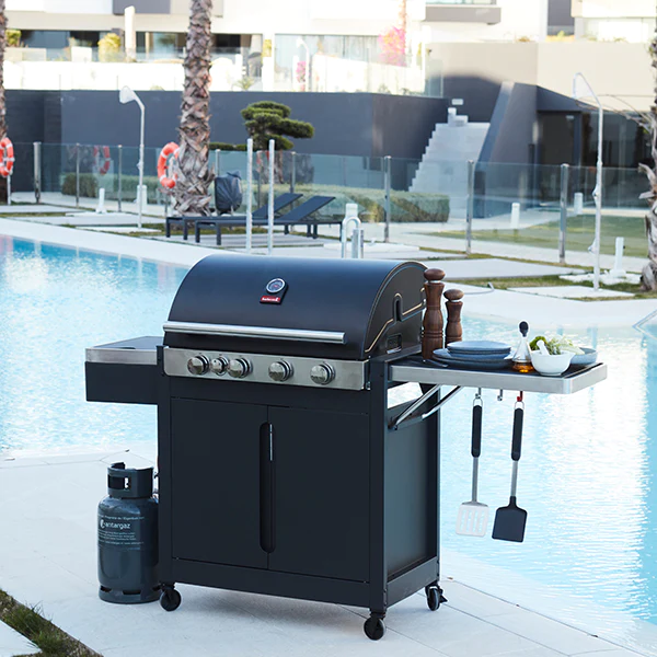 Barbecue au gaz noir Stella 4311 Barbecook