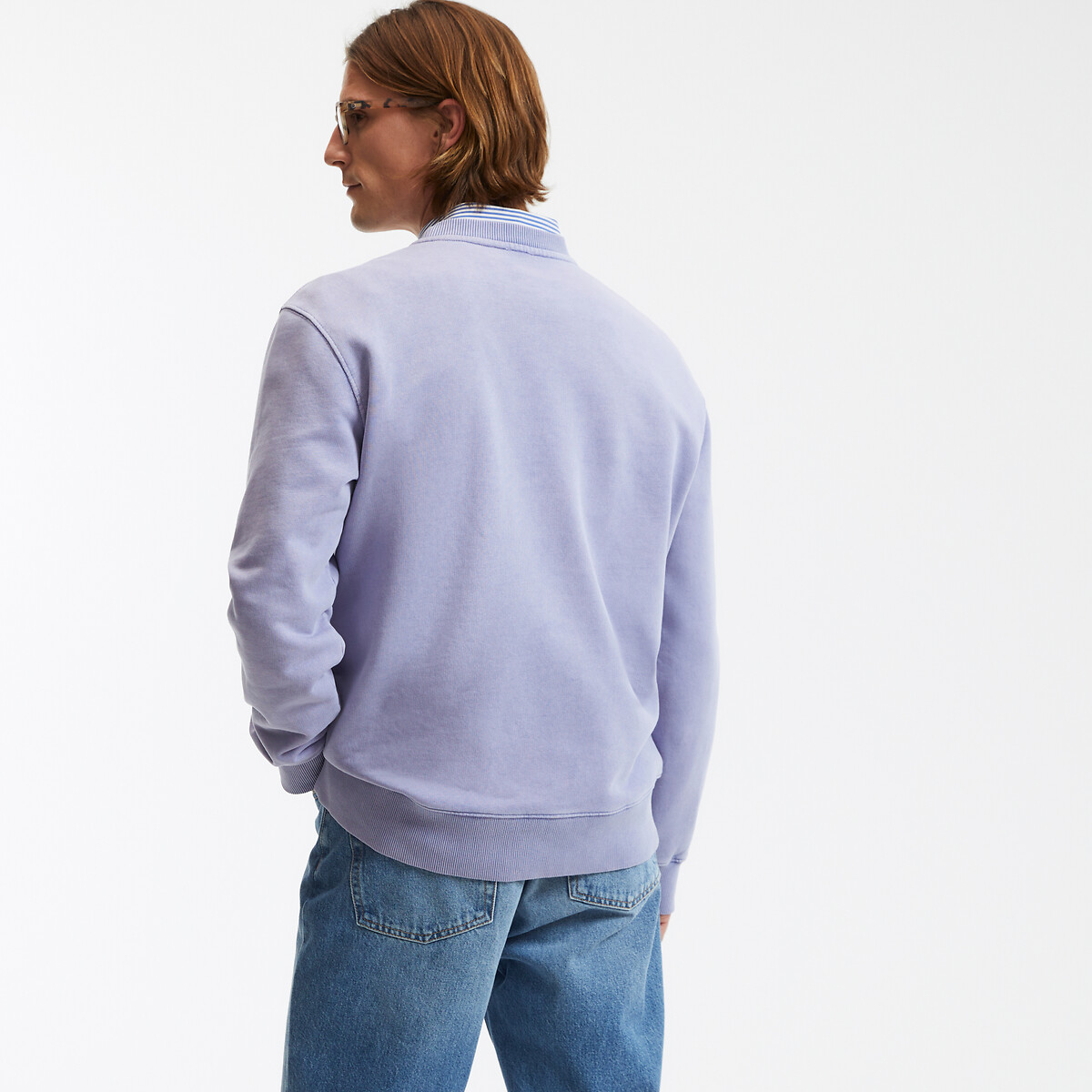 COLEÇÕES LA REDOUTE<br>Suéter folgado com gola redonda