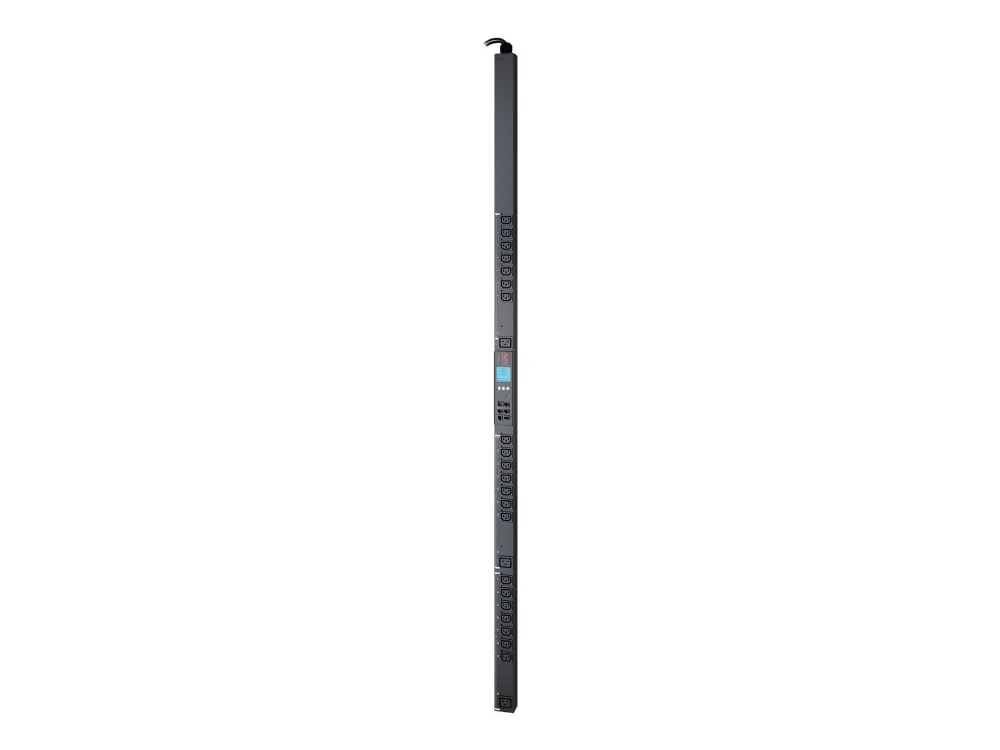 APC Metered-by-Outlet with Switching Rack PDU ZeroU 2G - Strømfordelingsenhed (rackversion) - AC 400 V - 11 kW - tre faser - Ethernet 10/100 - output-stikforbindelser: 24 - 0U - sort - for P/N: SMX1000C, SMX1500RM2UC, SMX1500RM2UCNC, SMX750C, SMX750C