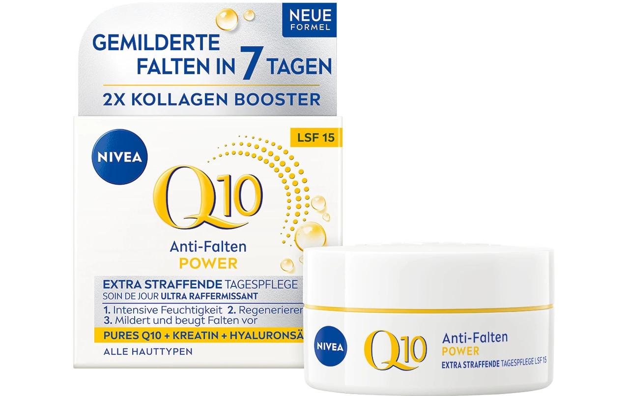 Set Q10 Bye Bye Falten Routine 3-teiligPflege-Set reduziert das Erscheinungsbild von Falten
