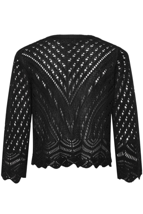 Jacqueline de Yong zwarte dames vest