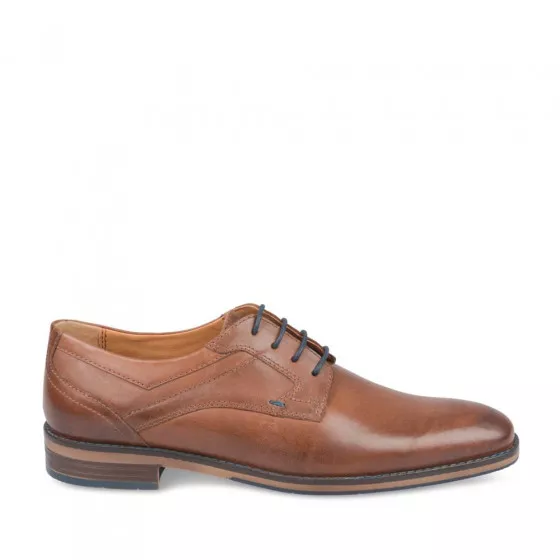 Derbies MARRON B-BLAKE CUIR