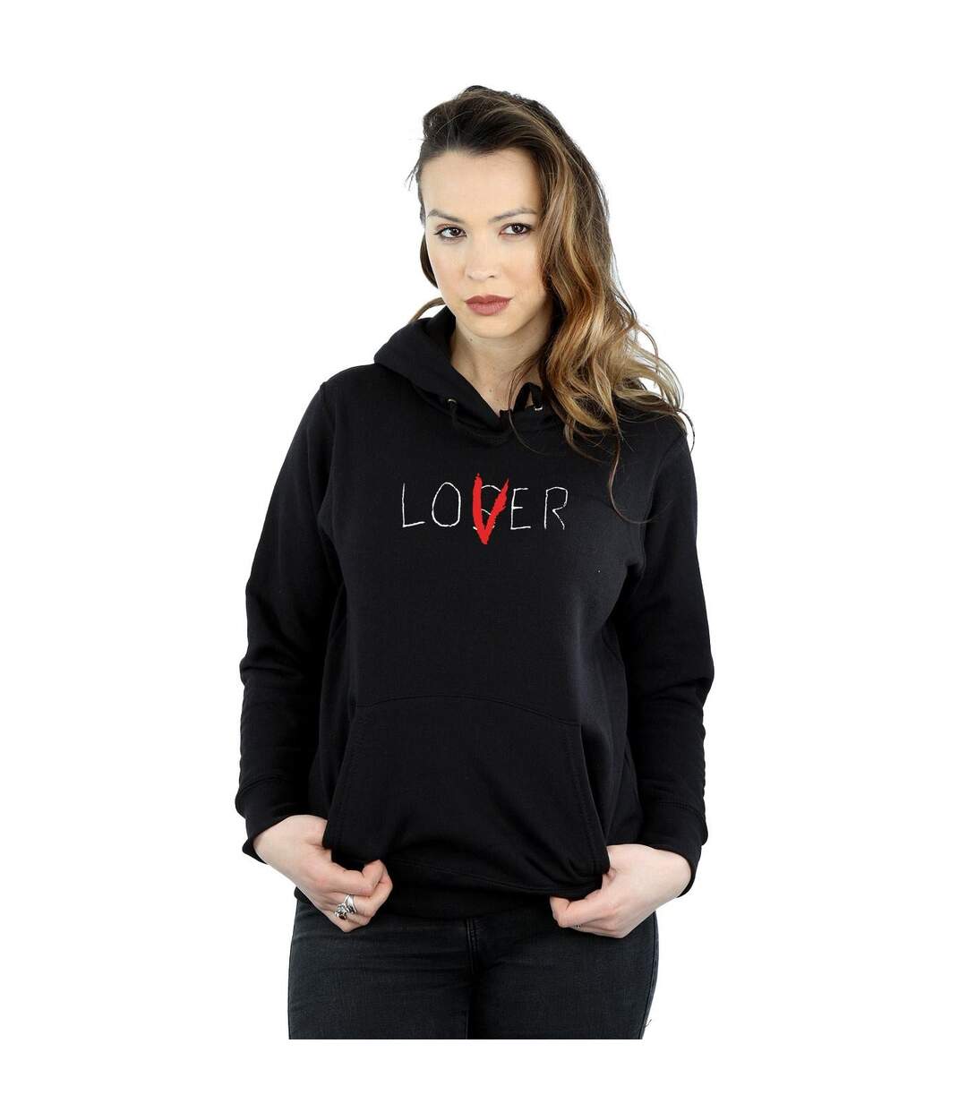 It - Sweat à capuche LOSER LOVER - Femme (Noir) - UTBI1049