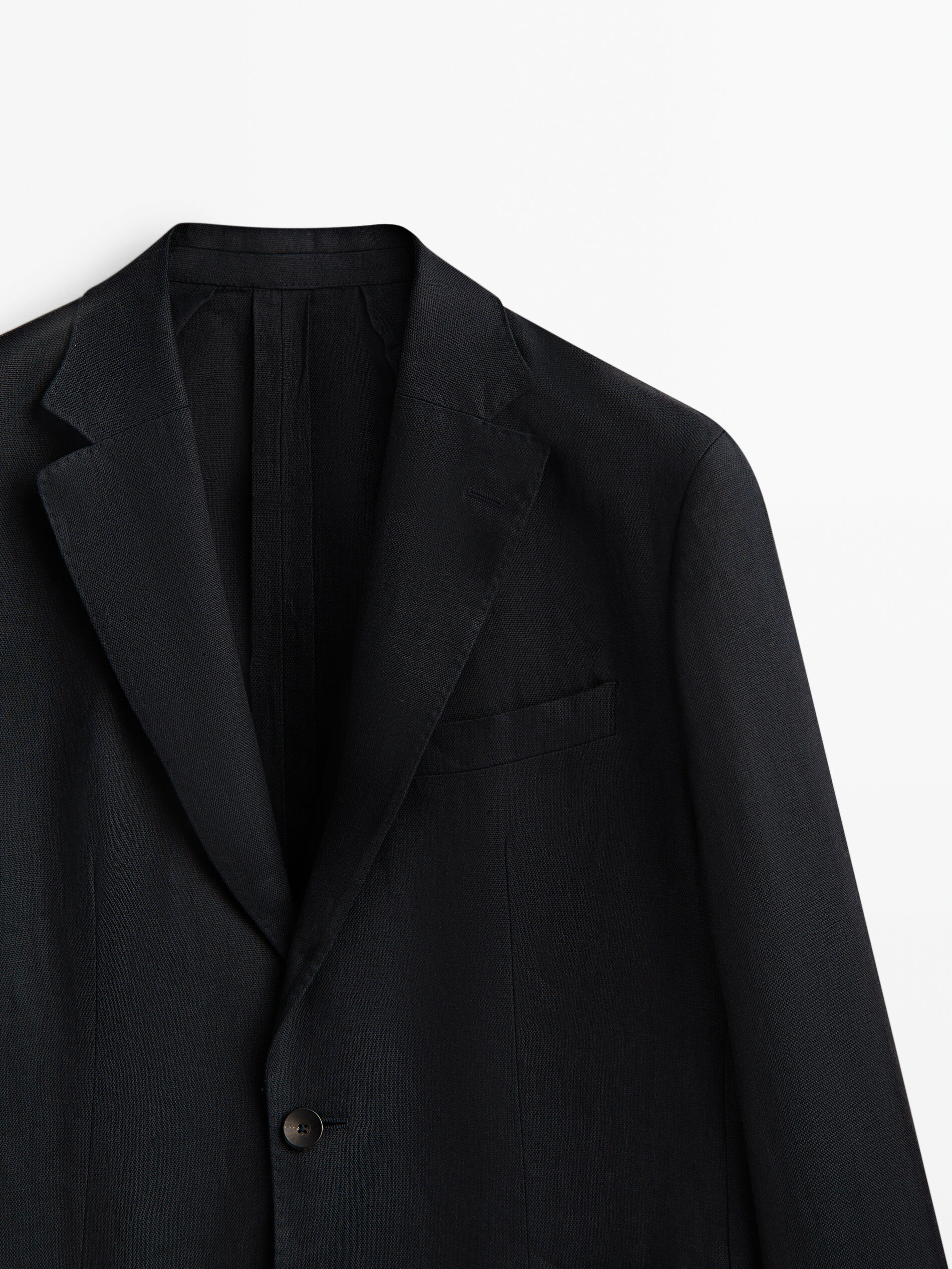 Blazer de linho de edição limitada - Azul Marinho