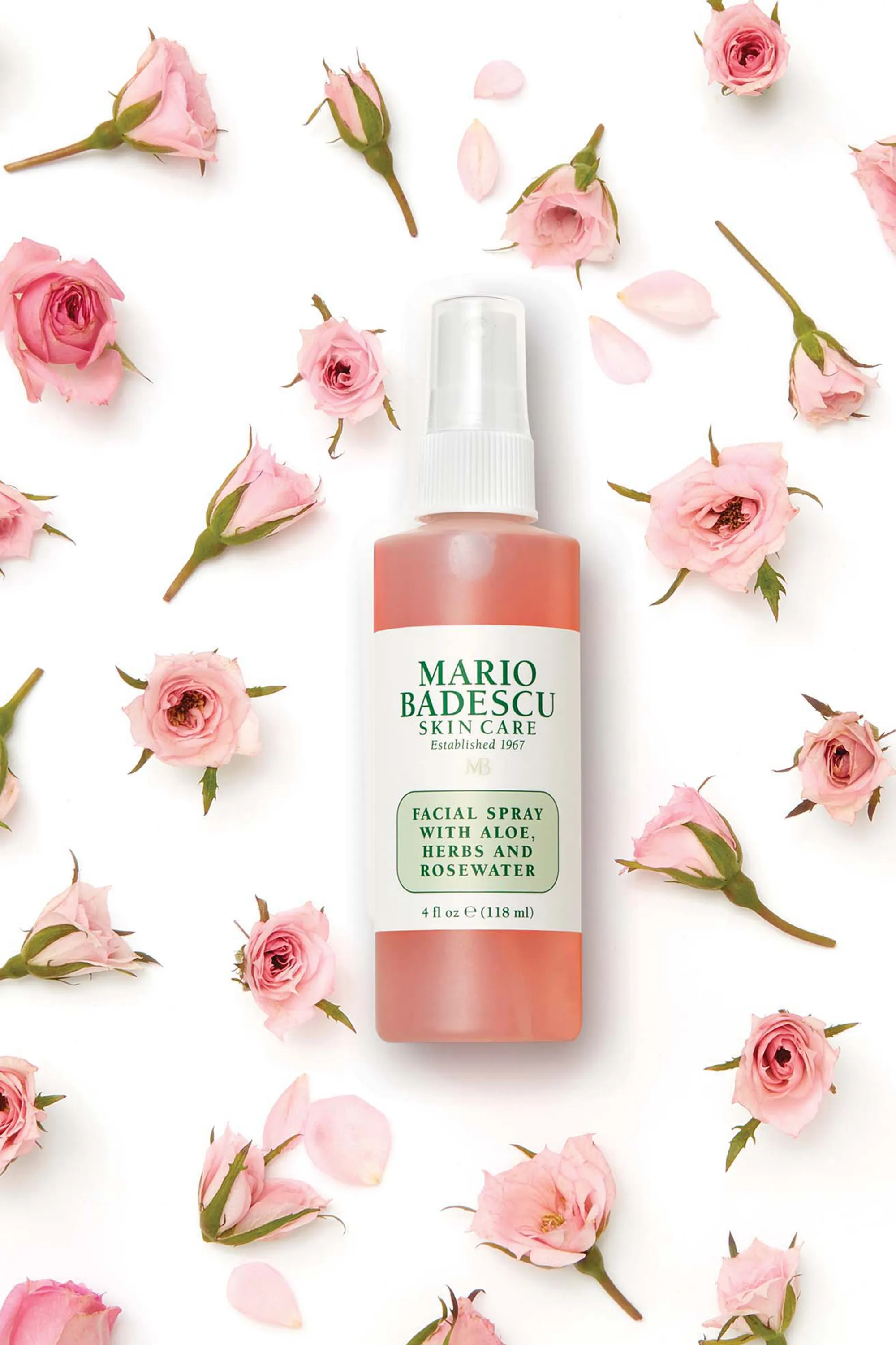 Mario Badescu Spray visage hydratant aloe vera et eau de rose-118 ml