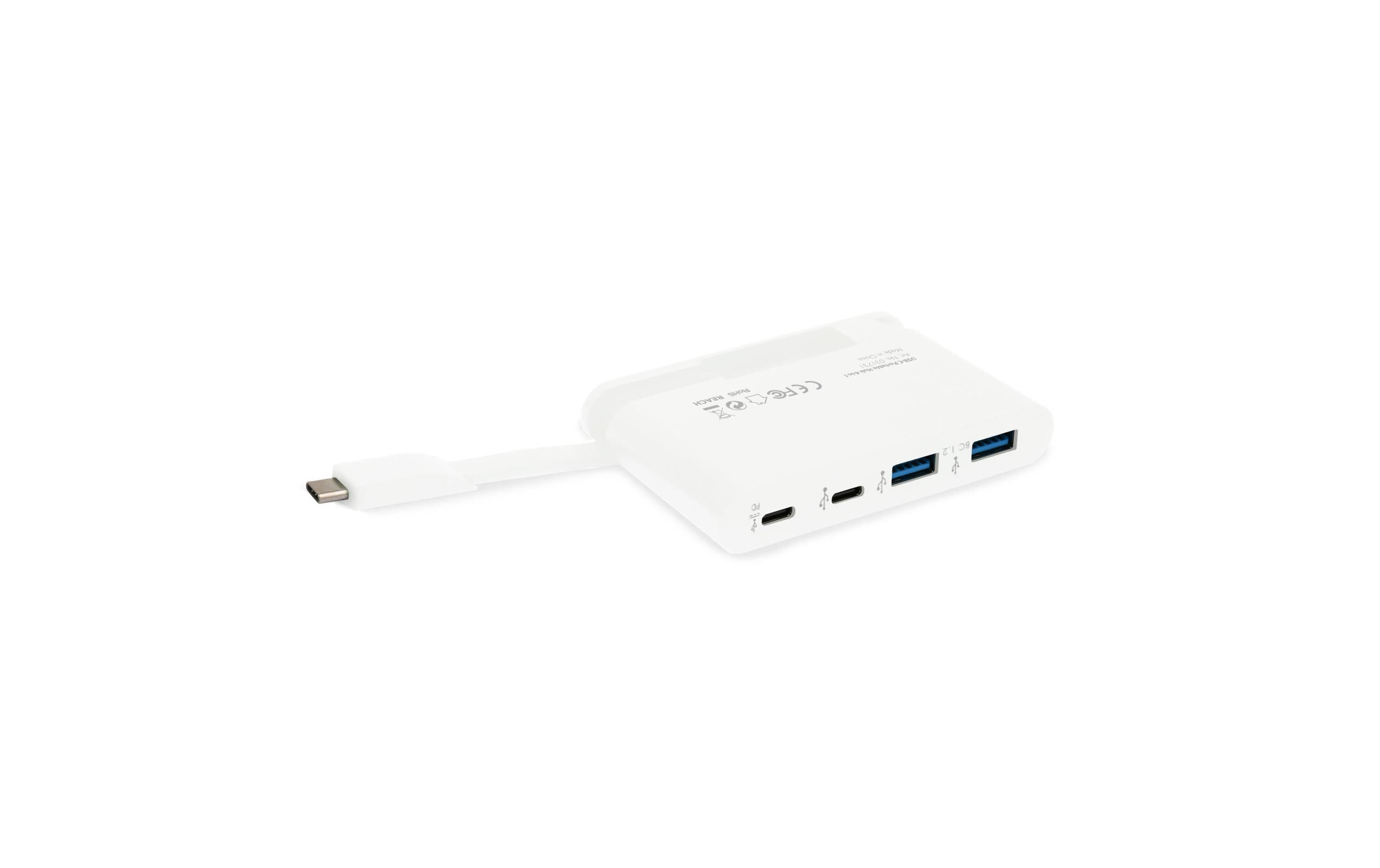 USB-Hub USB-C Portable 4-in-1Portables 4-in-1 Hub