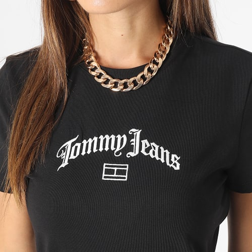 Robe Tee Shirt Femme Grunge Bodycon 6924 Noir
