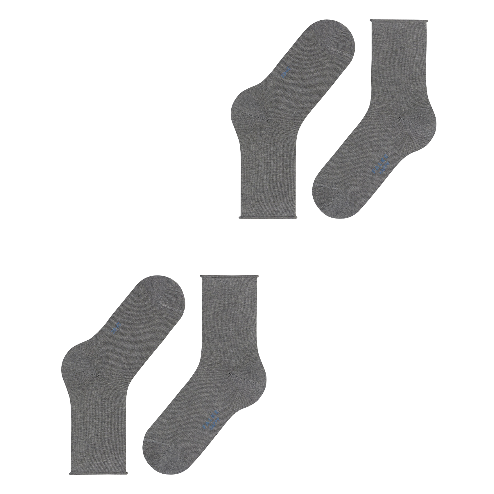 HAPPY - Pack de chaussettes en coton mélangé | Gris