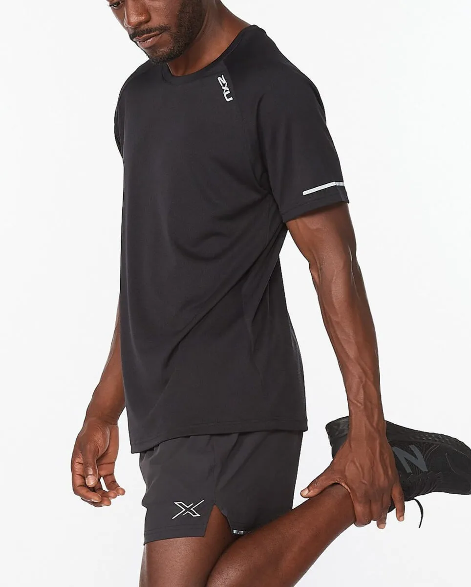 2XU Men's Aero Tee Black/Silver
