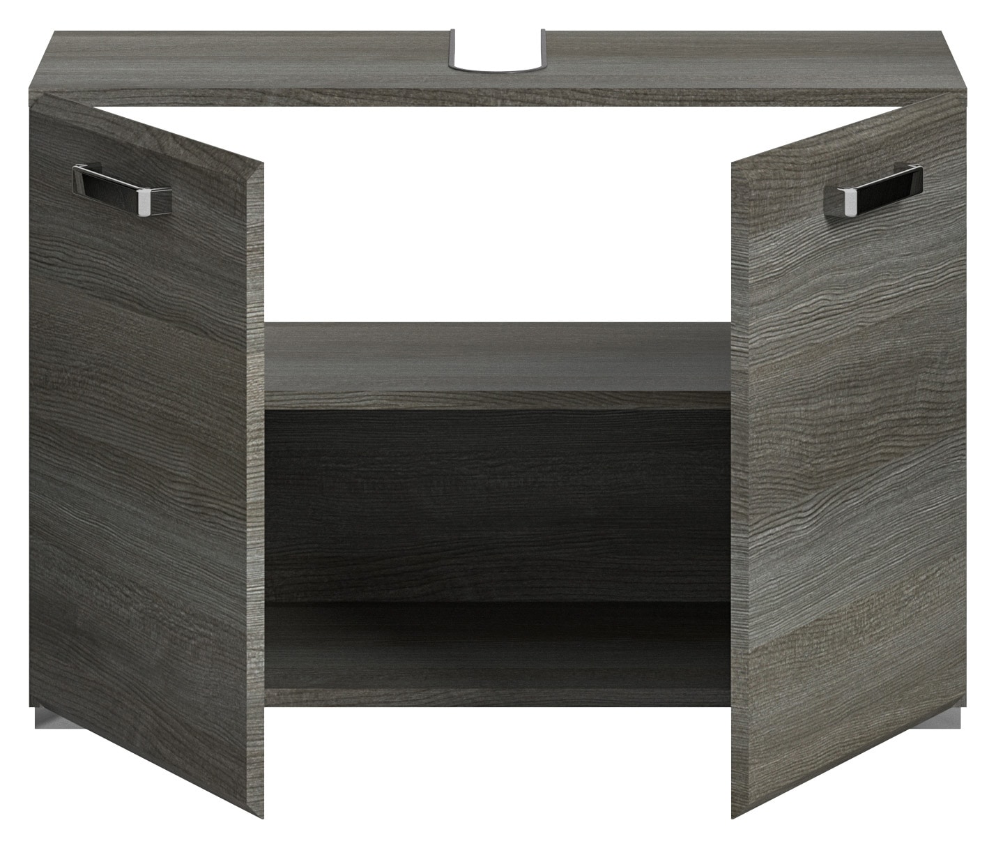 Bad-Waschbeckenunterschrank SILVER grau 80cm