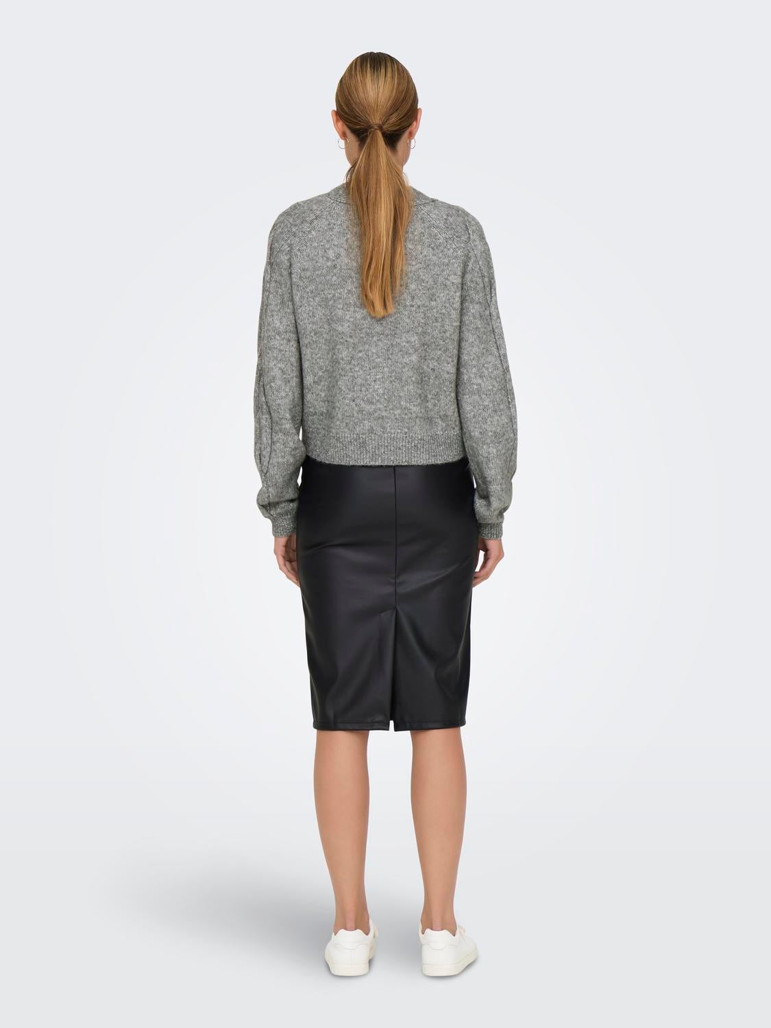 JDYSUSANNA Strickjacke Medium Grey Melange