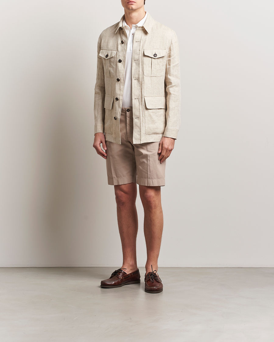 Incotex Cotton Comfort Shorts Light Beige