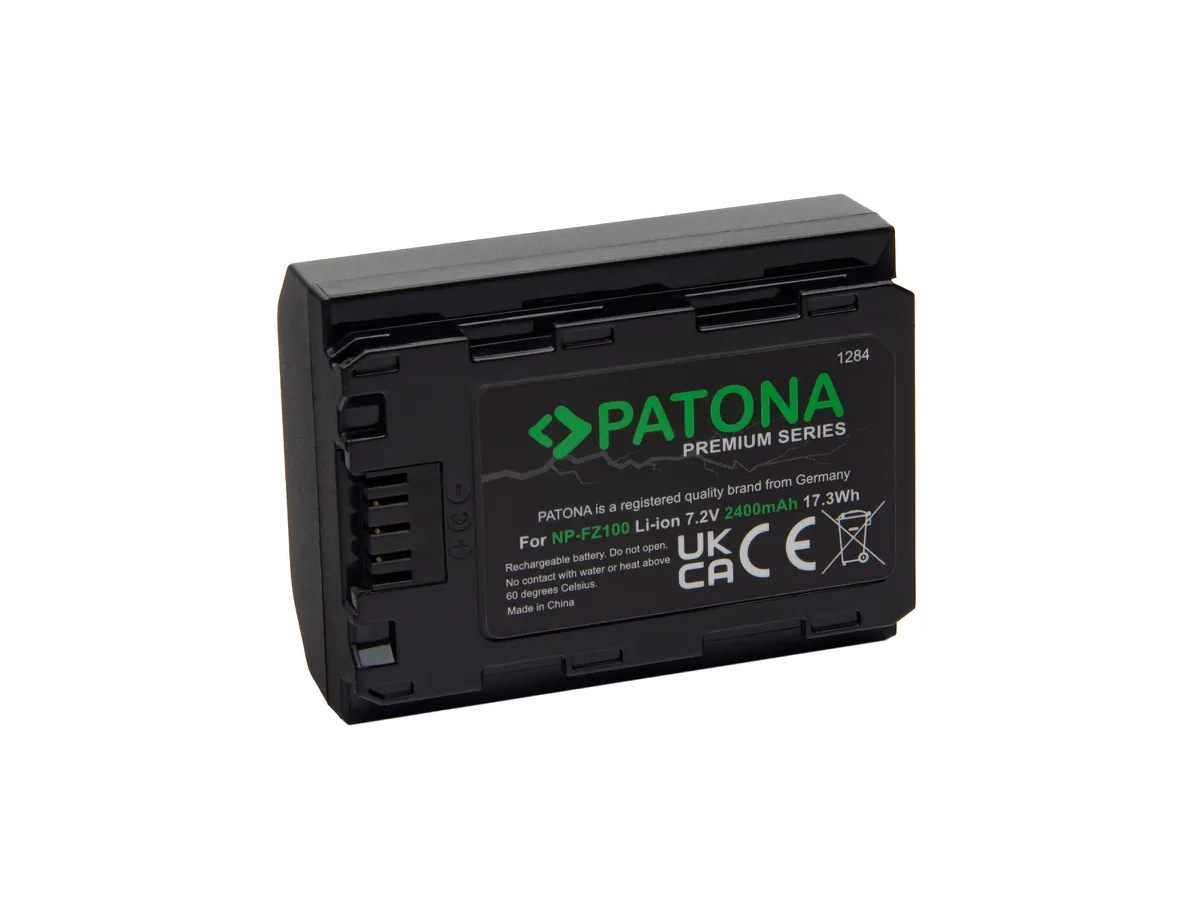 Sony NP-FZ100 Li-Ion Digitalkamera Akku 7.2V / 2400mAh / 17.3Wh (1284)