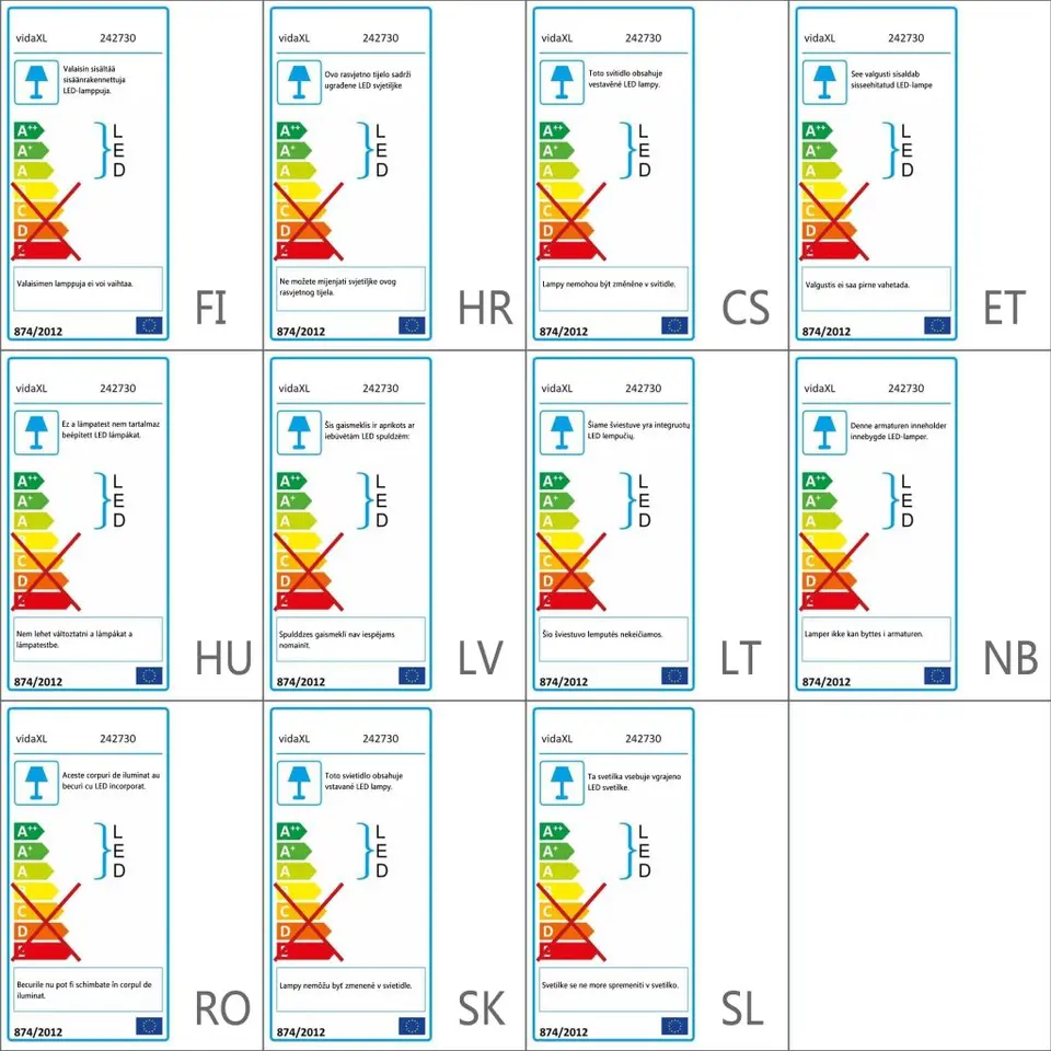 vidaXL - Staande Lamp - Zilver - Staal