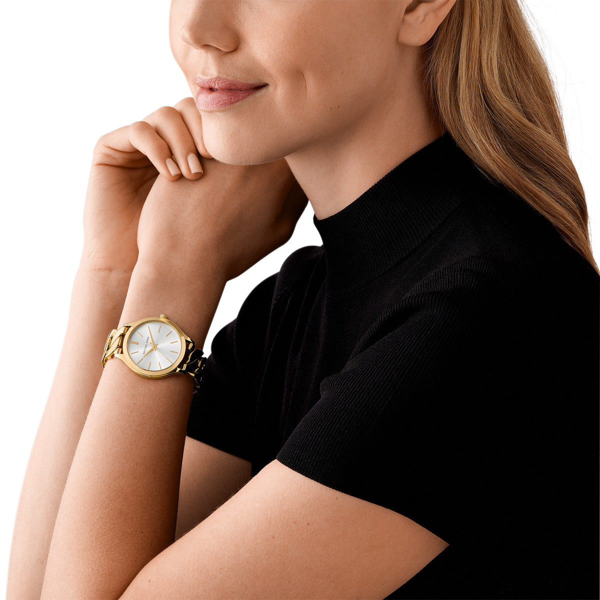 Montre MICHAEL KORS runway femme bracelet acier inoxydable doré