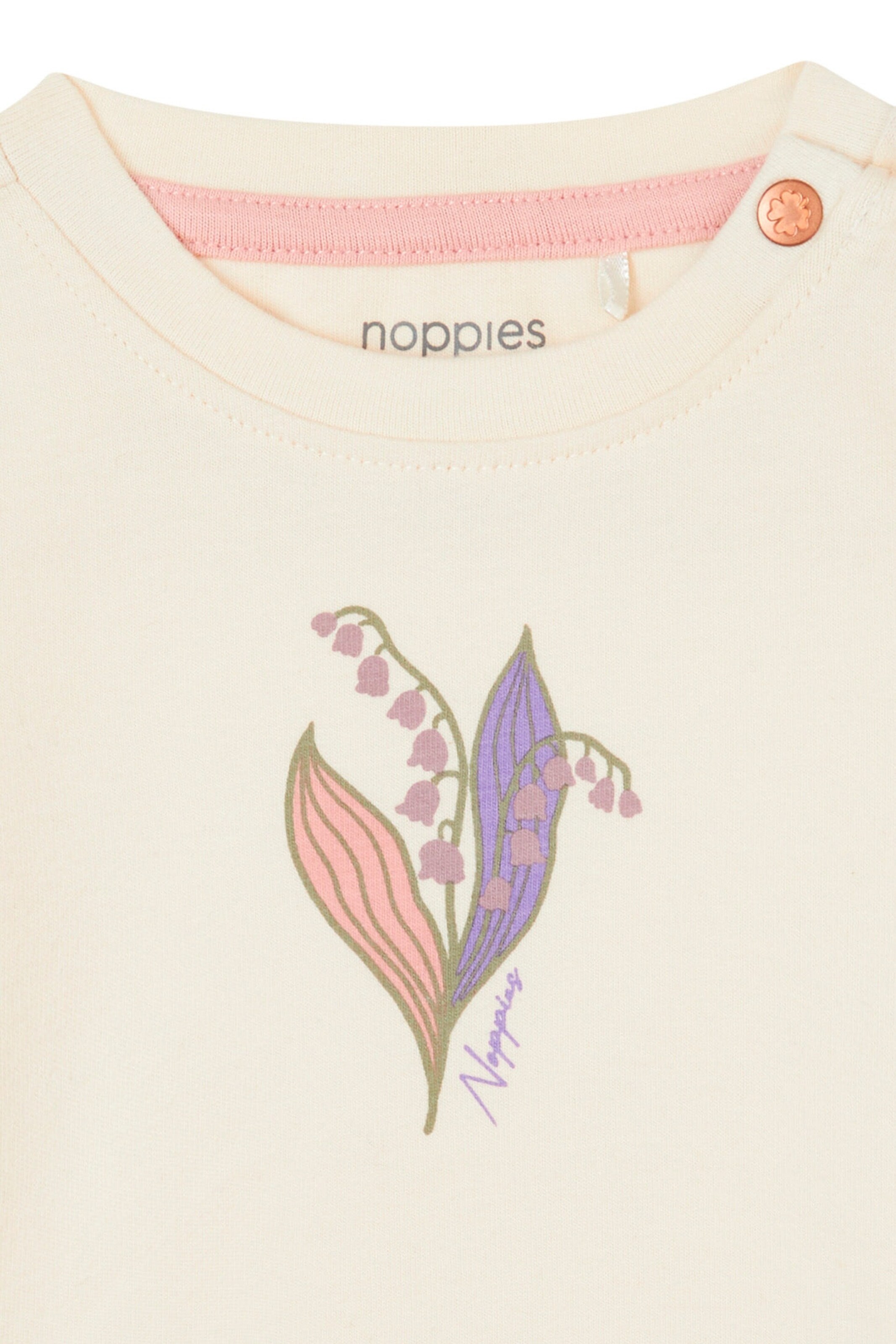 Noppies Baby Langarmshirt Fontaine Butter Cream
