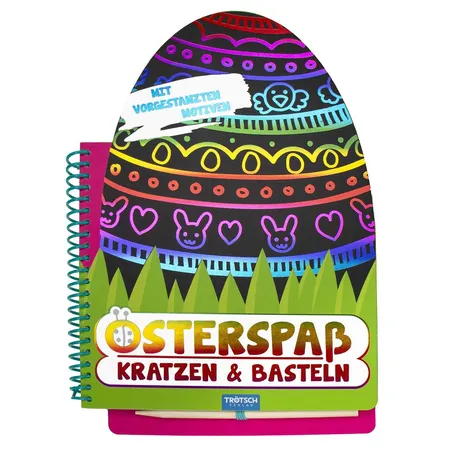 Trötsch Osterspass Kratzen & Basteln: mit 5 Kratzseiten