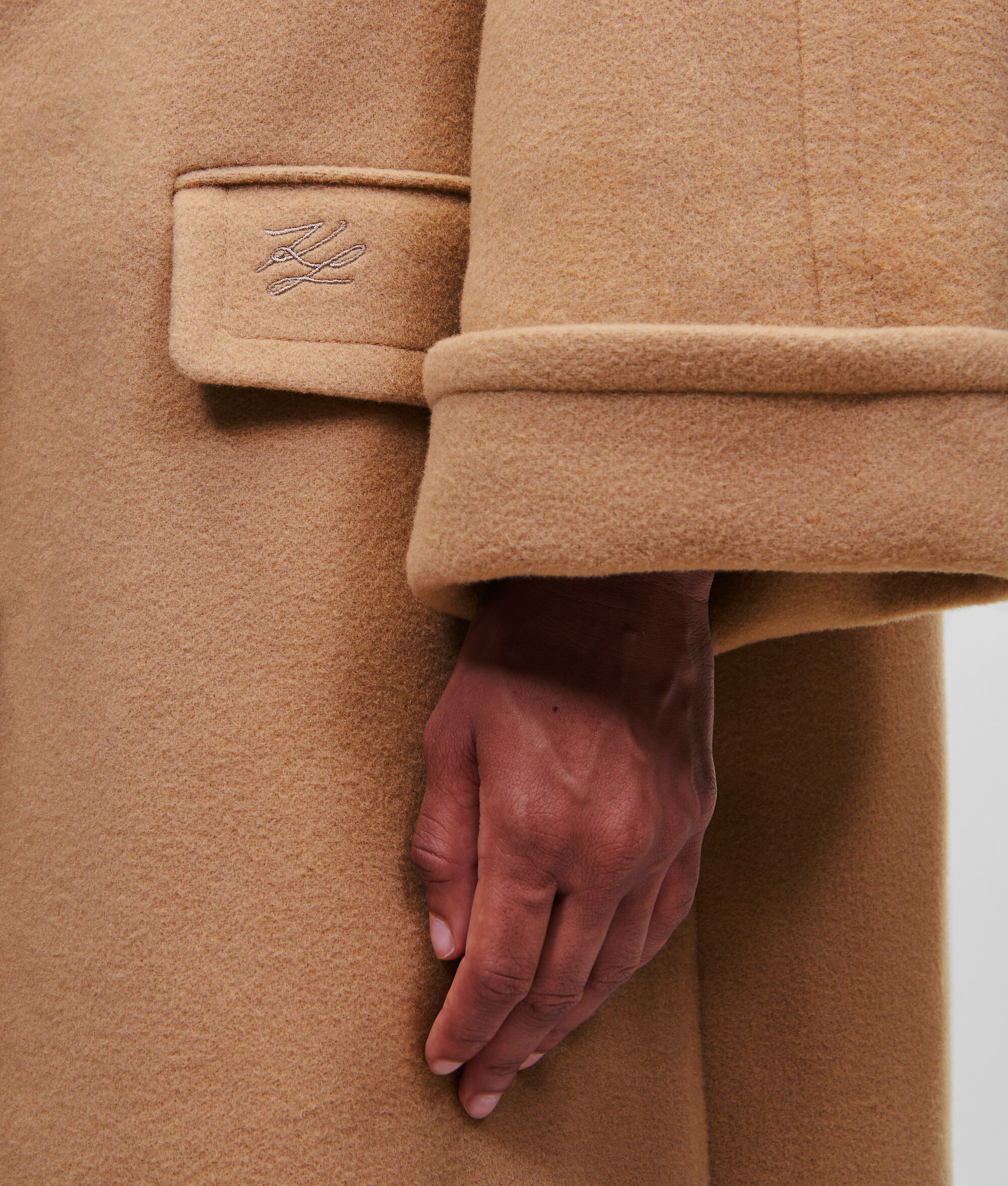 MANTEAU EN LAINE MÉLANGÉE