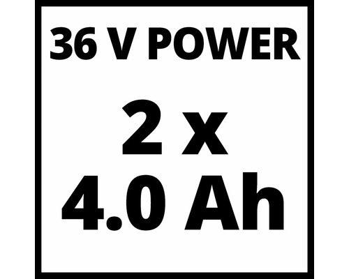 Einhell Power X-Change GP-CM 36/450 accu grasmaaier inclusief 2x 18V/4Ah accu's en lader