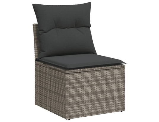 LES TENDANCES - Salon extérieur Salon de jardin-gris-6 places-62x62x69-439849