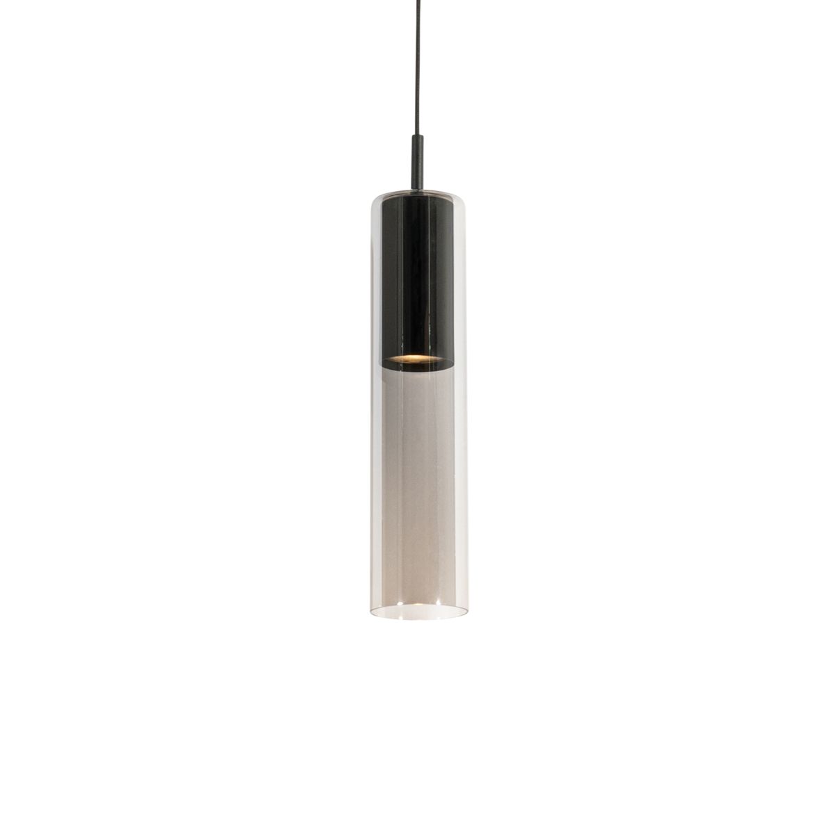 Moderne hanglamp zwart voor railsysteem 1-fase - Iconic Lloyd