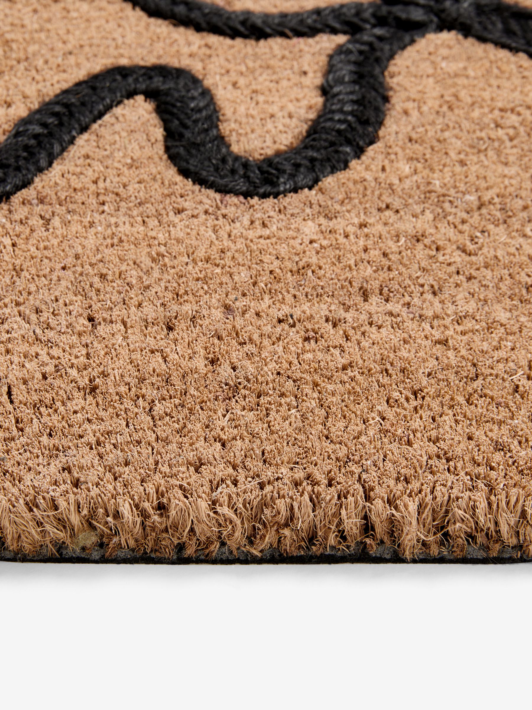 Braided Bow Coir Doormat