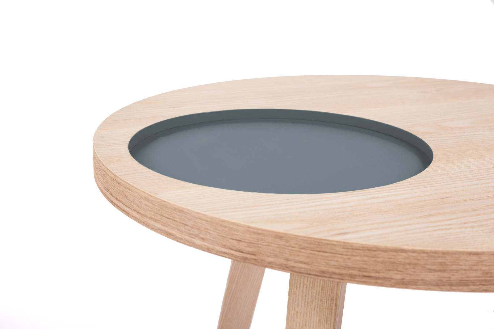 Beistelltisch ADDISON - Esche-grau - 50 cm