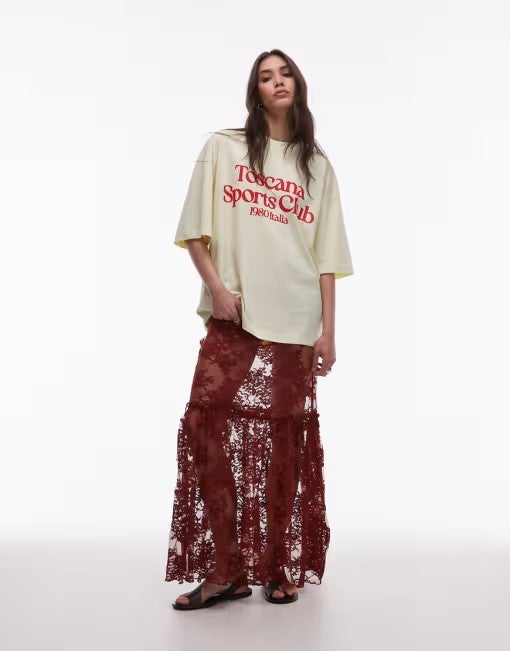 TOPSHOP Lange rok