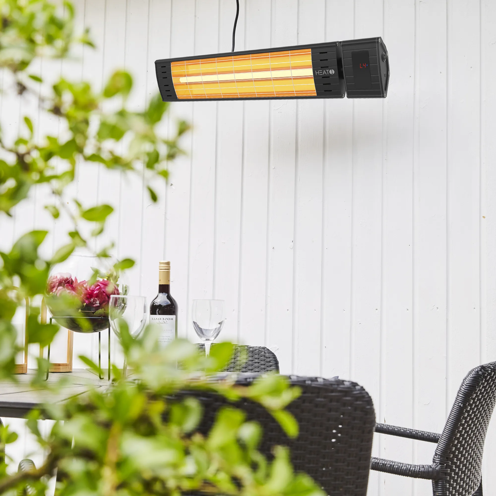 HEAT1 Terrassevarmer til væg