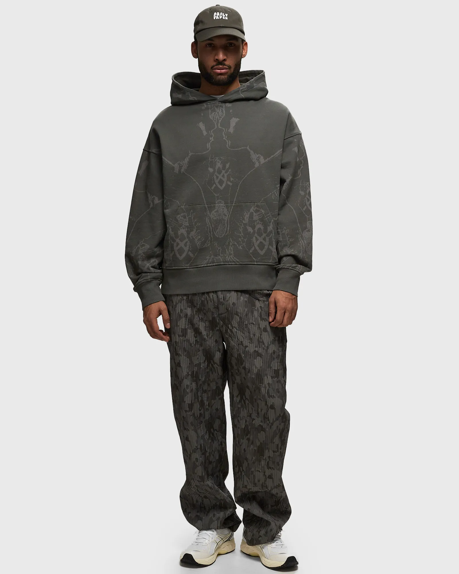 Daily Paper secret rhythm oversized hoodie
