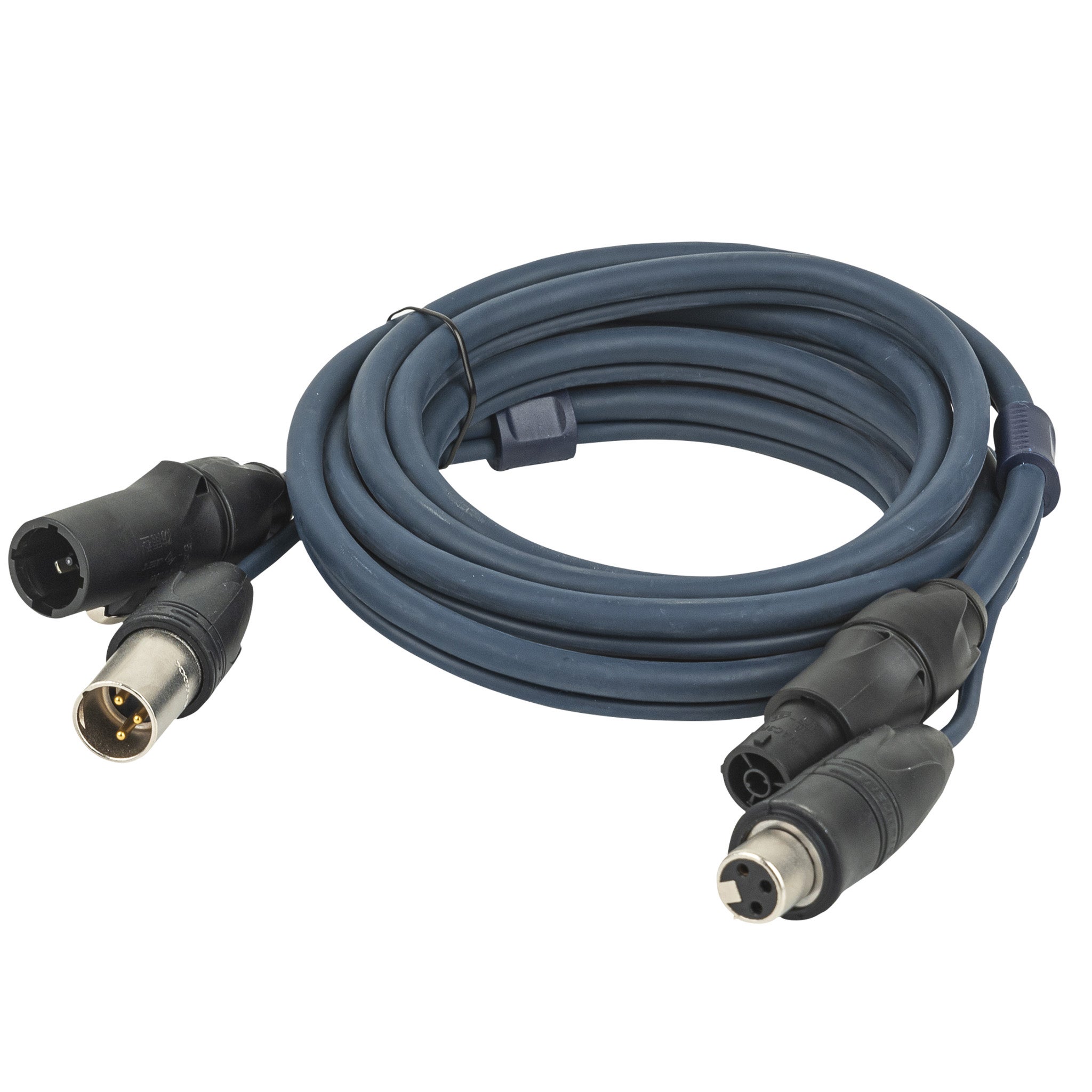 DAP FP-15 hybride kabel PowerCON True1 - 3p XLR 3 meter outdoor