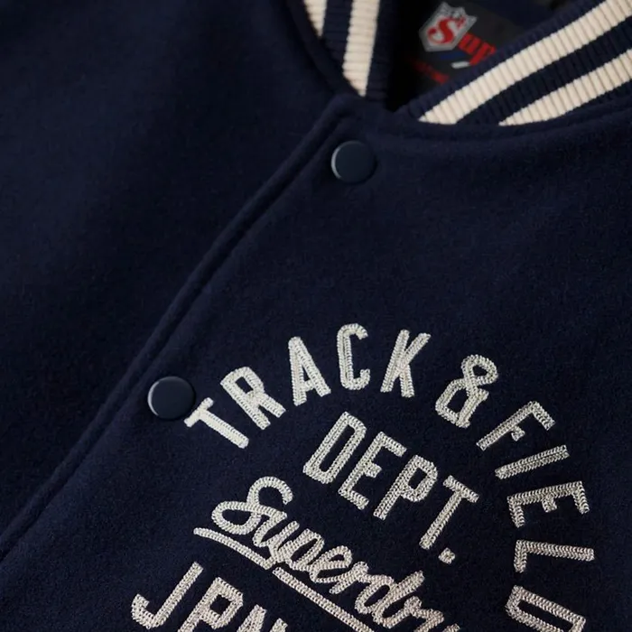 Superdry Varsity Chain Stitch Bomberjack Heren
